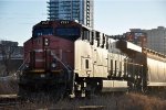 Eastbound grain train